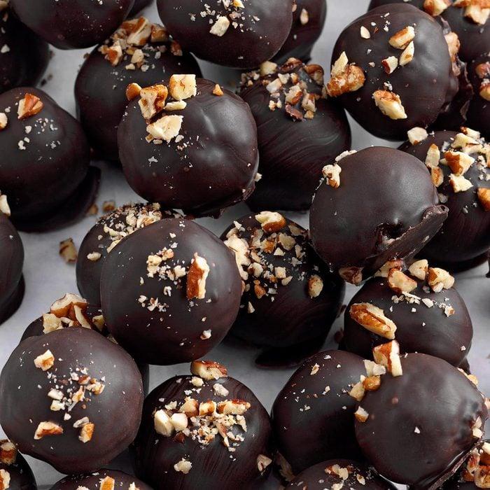 Dark Chocolate Bourbon Balls recipe