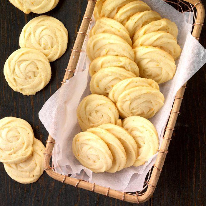 Mimosa Butter Cookies recipe