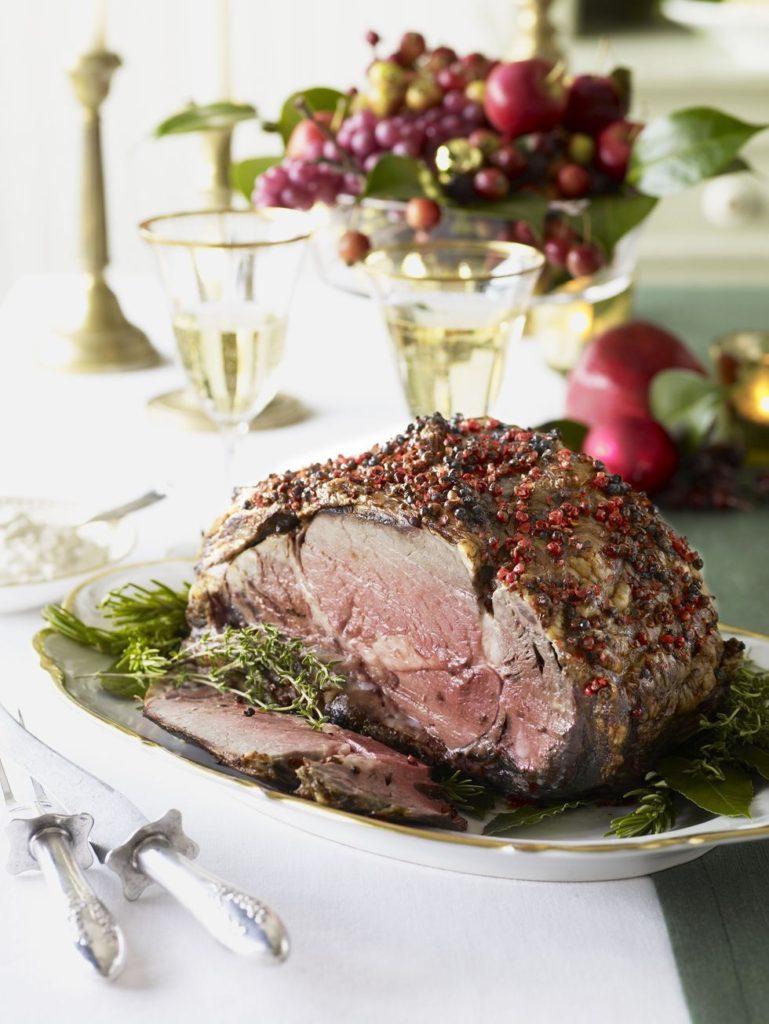 Pepper-Crusted Prime Rib recipe