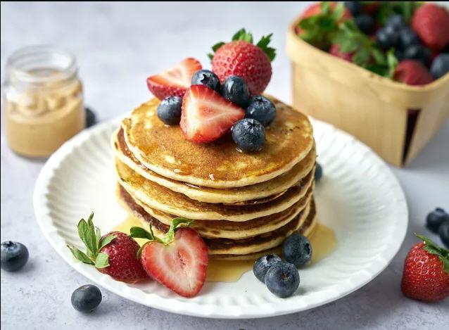 Plant-Based Whole Grain Pancakes recipe