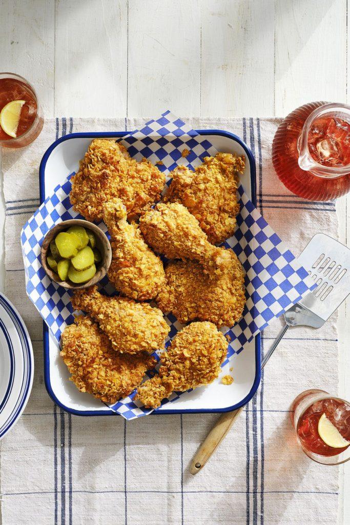 Cornflake-Crusted Baked Chicken recipe