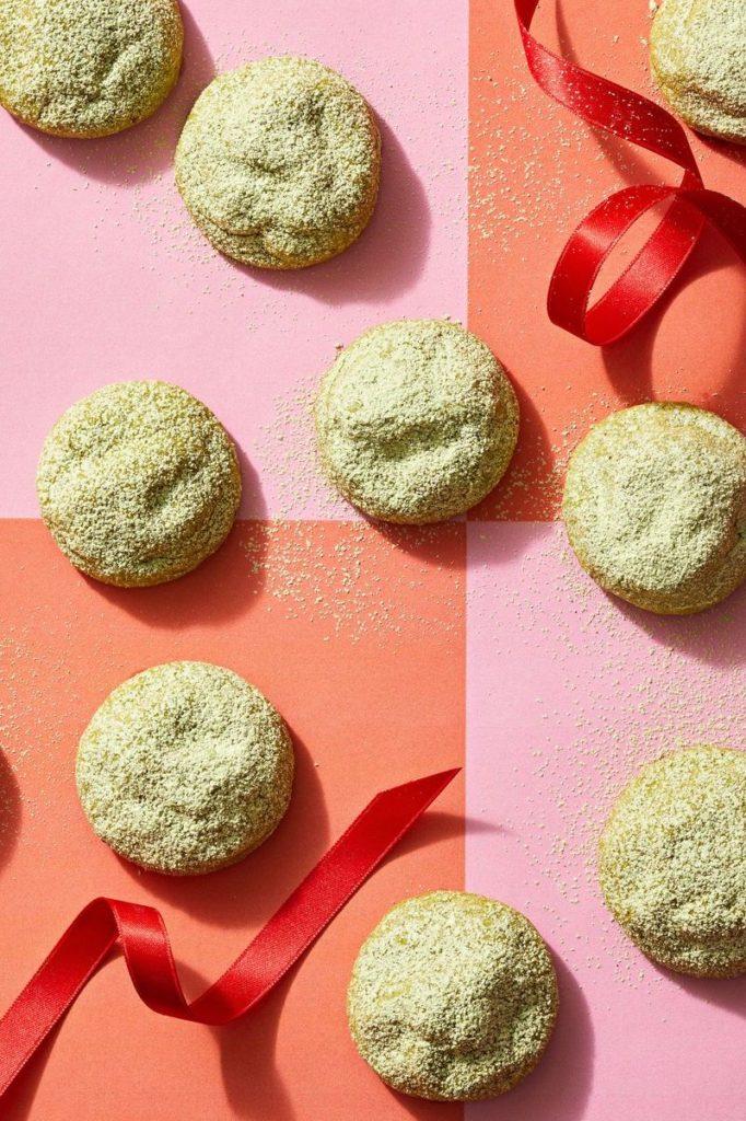 Matcha Snowball Cookies recipe