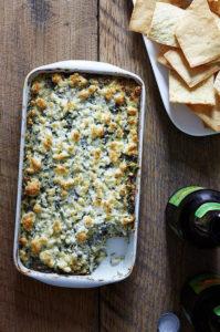 Spinach, Feta, and Artichoke Dip recipe