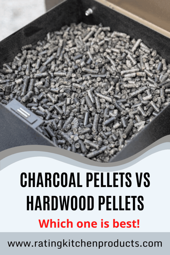 charcoal pellets vs hardwood pellets