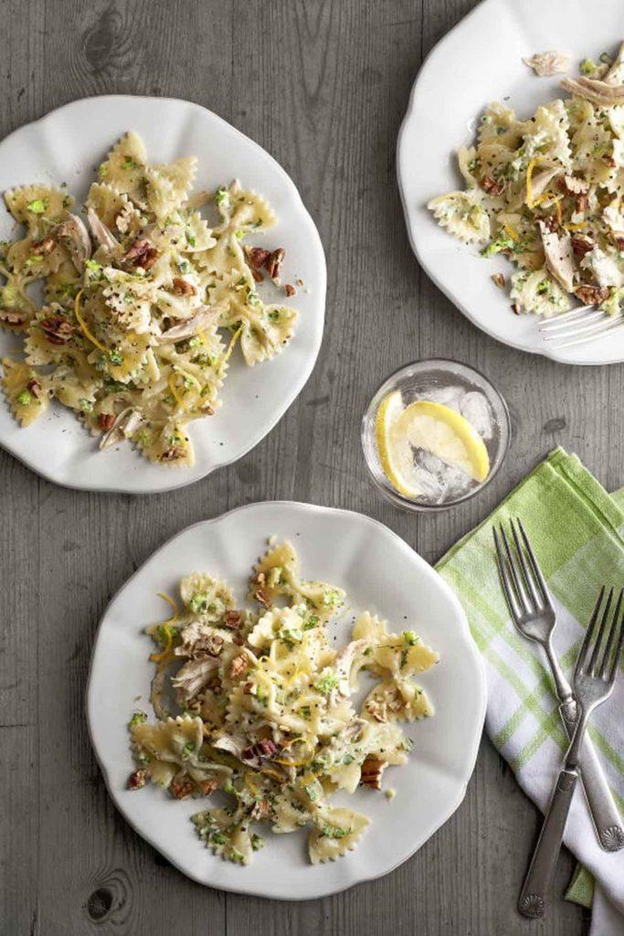 Creamy Chicken-and-Broccoli Pesto Bow Ties recipes