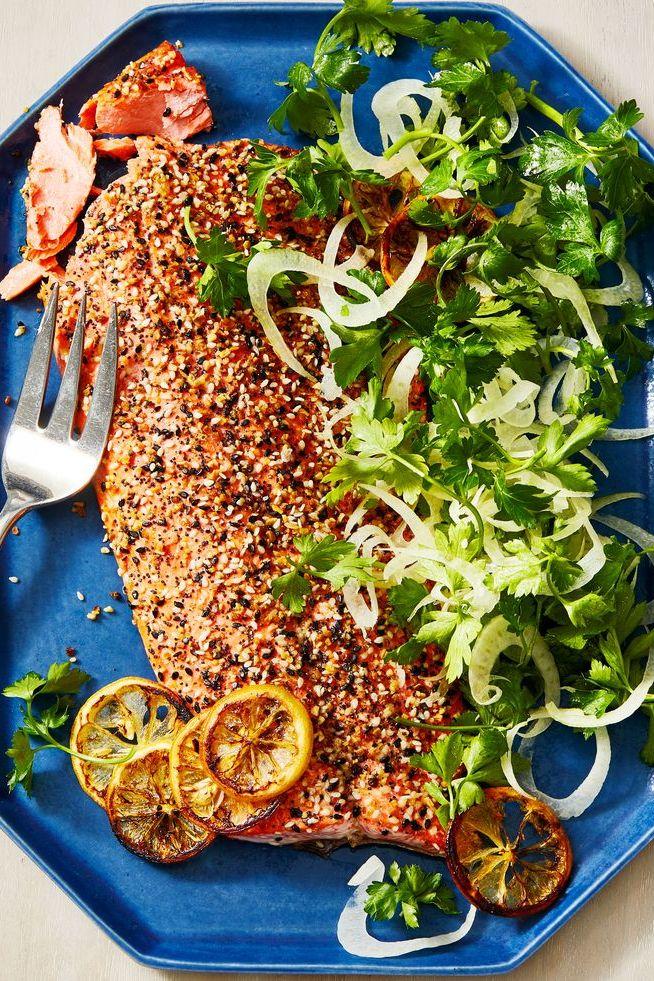 Everything Bagel Crusted Salmon recipe