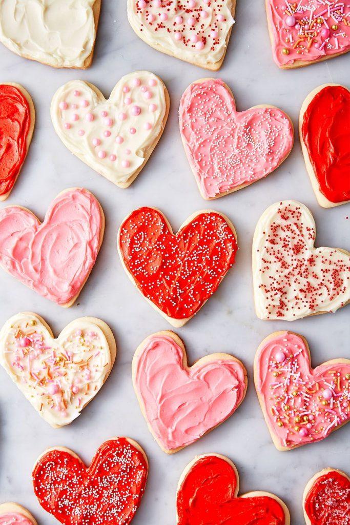 Heart-Shaped Sugar Cookies recipe