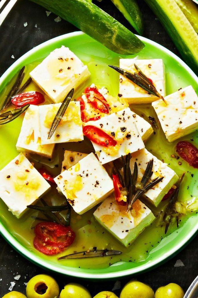 Marinated Feta recipe