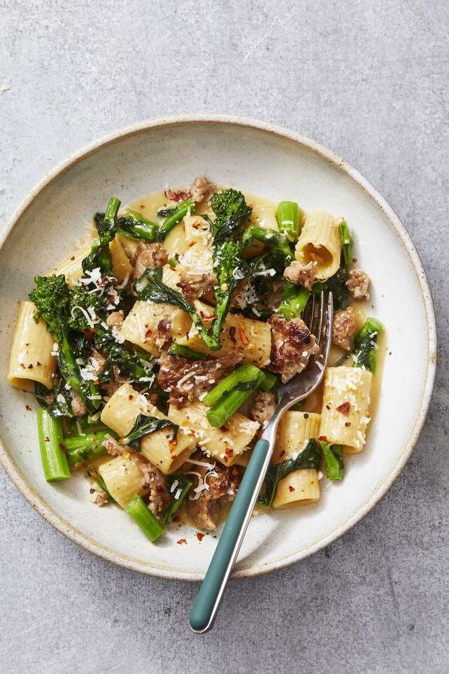 Rigatoni with Sausage and Broccoli Rabe recipe