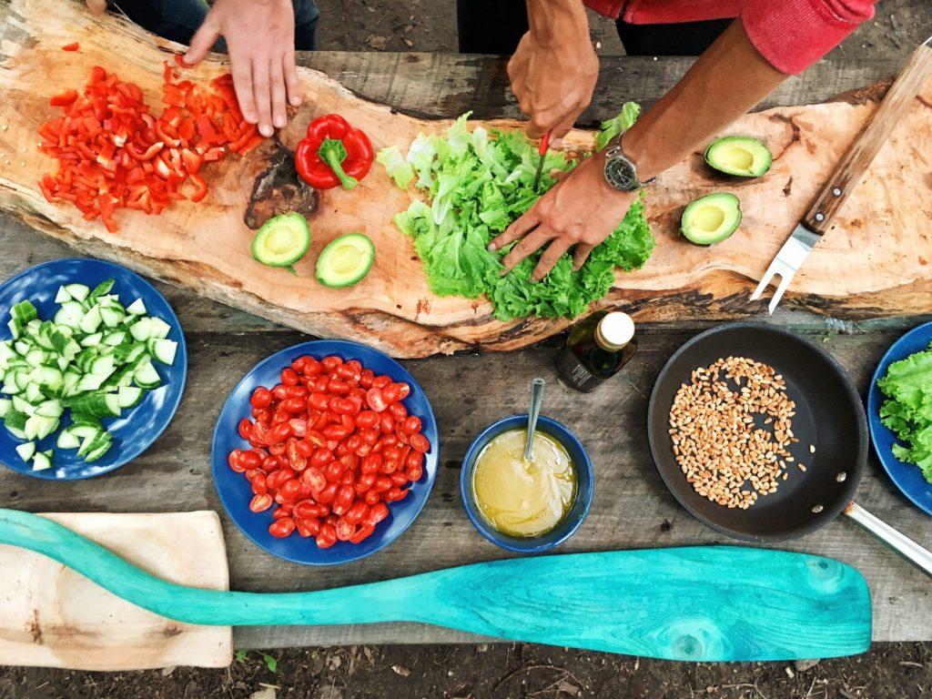 Cook dinner together