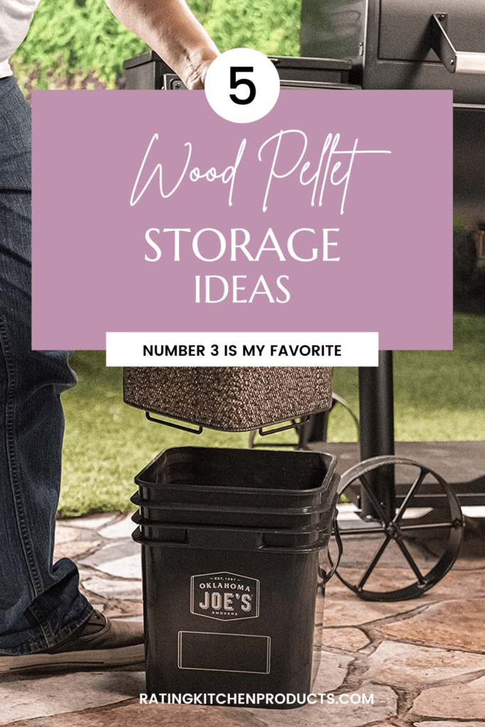 5 wood pellet storage ideas