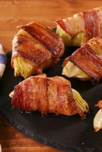 Bacon Wrapped Cabbage Dippers recipe