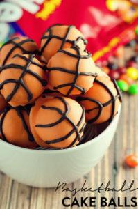 Basketball Cake Balls recipe