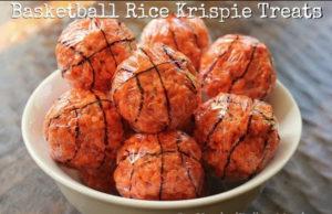 Basketball Rice Krispie Treats recipe