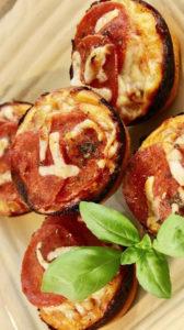 Pepperoni Pizza Muffins recipe