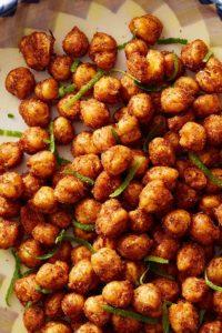 Air Fryer Crunchy Chili-Spiced Chickpeas recipe