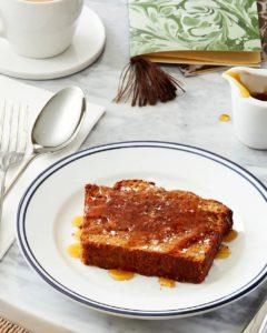 Griddled Banana Bread with Sorghum Syrup recipe
