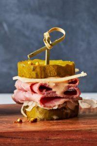 Reuben Pickle Bites recipes