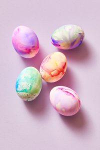 Watercolor Easter Eggs 