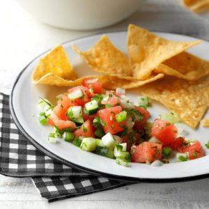 Watermelon and Cucumber Salsa recipe