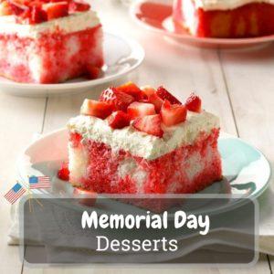 memorial day desserts