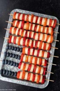 4th of July Fruit Kabobs recipe