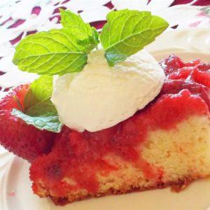Fresh Strawberry Upside Down Cake recipe
