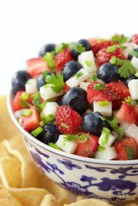 Red, White and Blue Salsa recipe