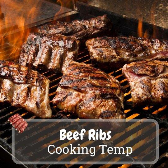 beef ribs cooking temp
