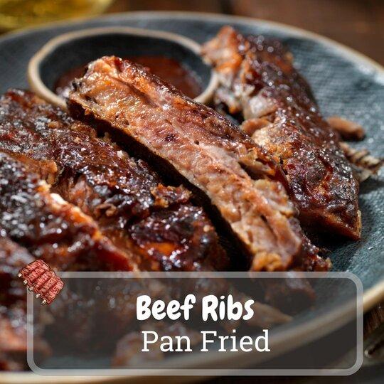 beef ribs pan fried