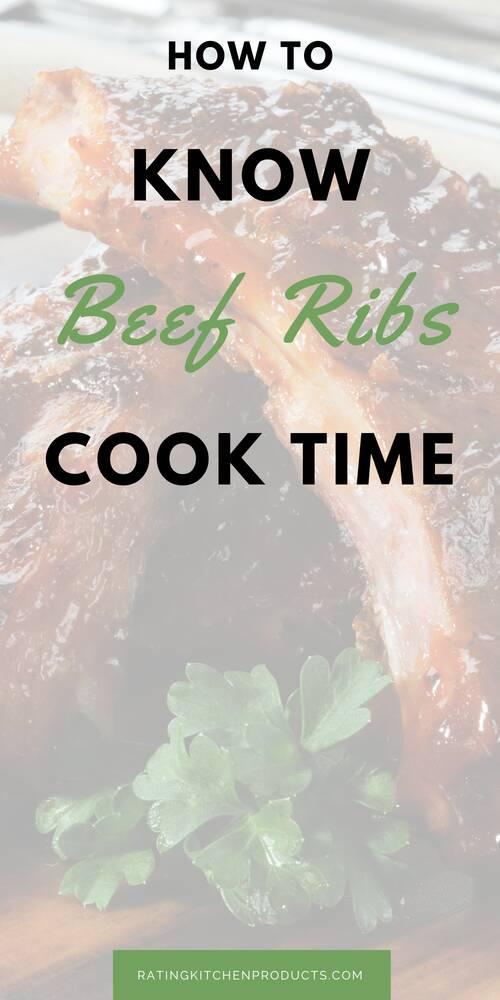 what is beef ribs cook time
