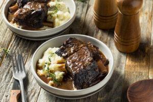 beef ribs braised plate