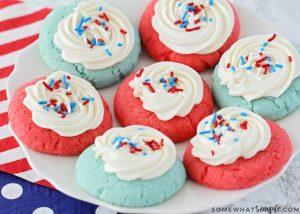 Patriotic Jello Cookies recipe
