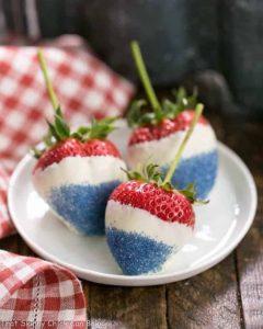 Red White and Blue Strawberries recipe