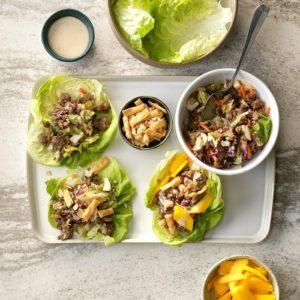 Indian-Spiced Beefy Lettuce Wraps recipe