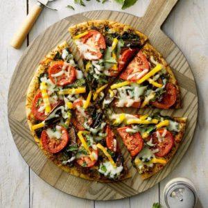 Pesto Vegetable Pizza recipe