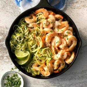 Tequila Lime Shrimp Zoodles recipes