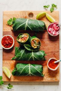 Vegan Collard Green Burritos recipe