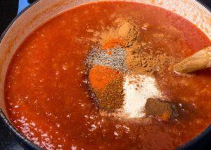 making bbq sauce