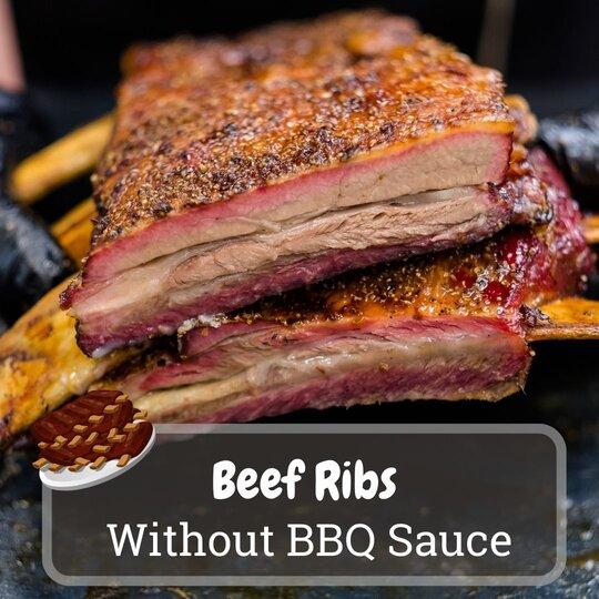 beef ribs without bbq sauce