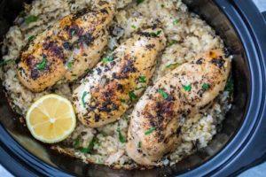 chicken breast in a crockpot