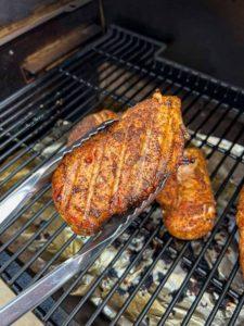 chicken breast on a pellet grill