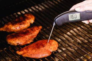 chicken breasts on a pellet grill