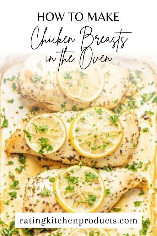 chicken breasts in the oven