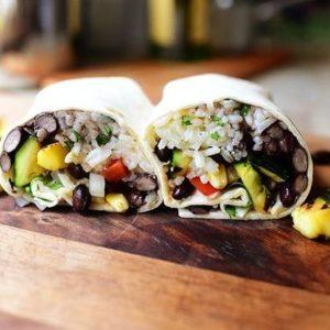 Grilled Veggie Burritos recipe