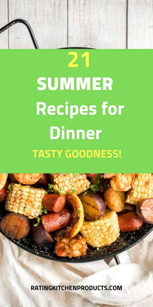 summer recipes for dinner