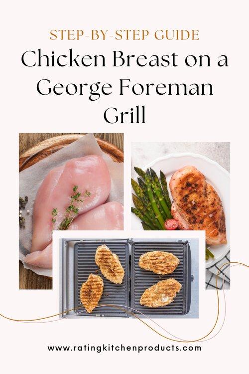 chicken breast on a George Foreman grill