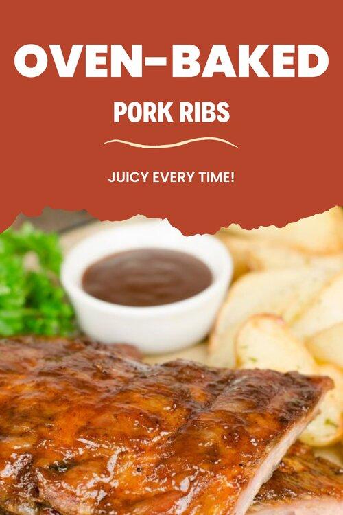 oven-baked pork ribs