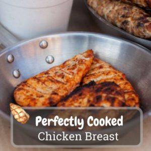 perfectly cooked chicken breast