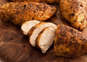perfectly cooked chicken breast